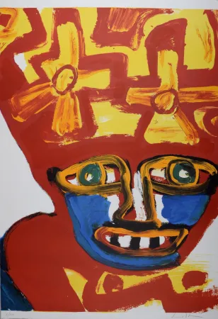 Litografía Lindstrom - Composition