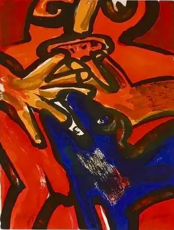Litografía Lindstrom - Contemplation - E.A. II/X