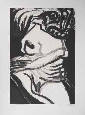 Aguatinta Lindstrom - Le chaman