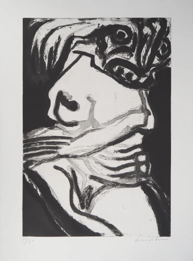 Grabado Lindstrom - Le chaman