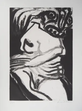 Grabado Lindstrom - Le chaman