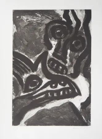 Aguatinta Lindstrom - L'Homme et l'animal