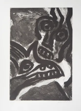 Grabado Lindstrom - L'Homme et l'animal