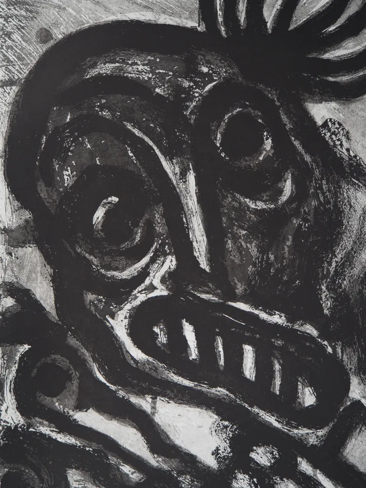 Grabado Lindstrom - Personnages étonnés