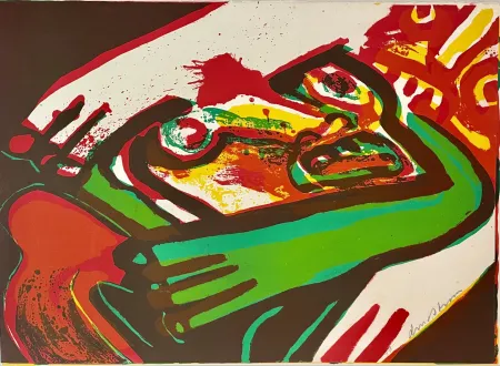 Litografía Lindstrom - Sans Titre