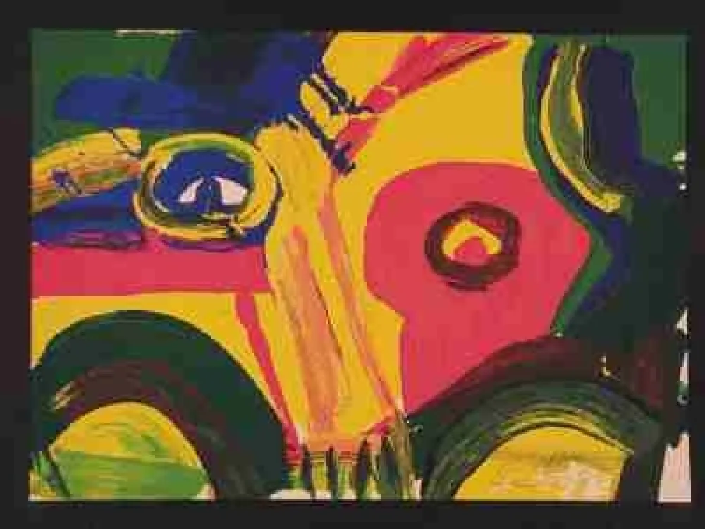 Serigrafía Lindstrom - Sans titre