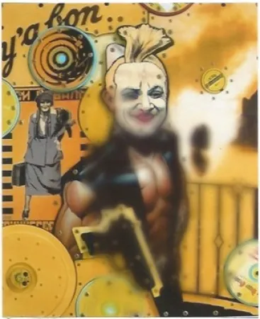 Litografía Liot - Atoportrait jaune