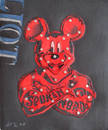 Grabado Liot - MICKEY (ROUGE)