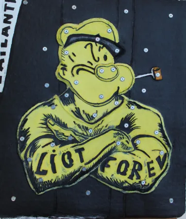 Grabado Liot - POPEYE (JAUNE)