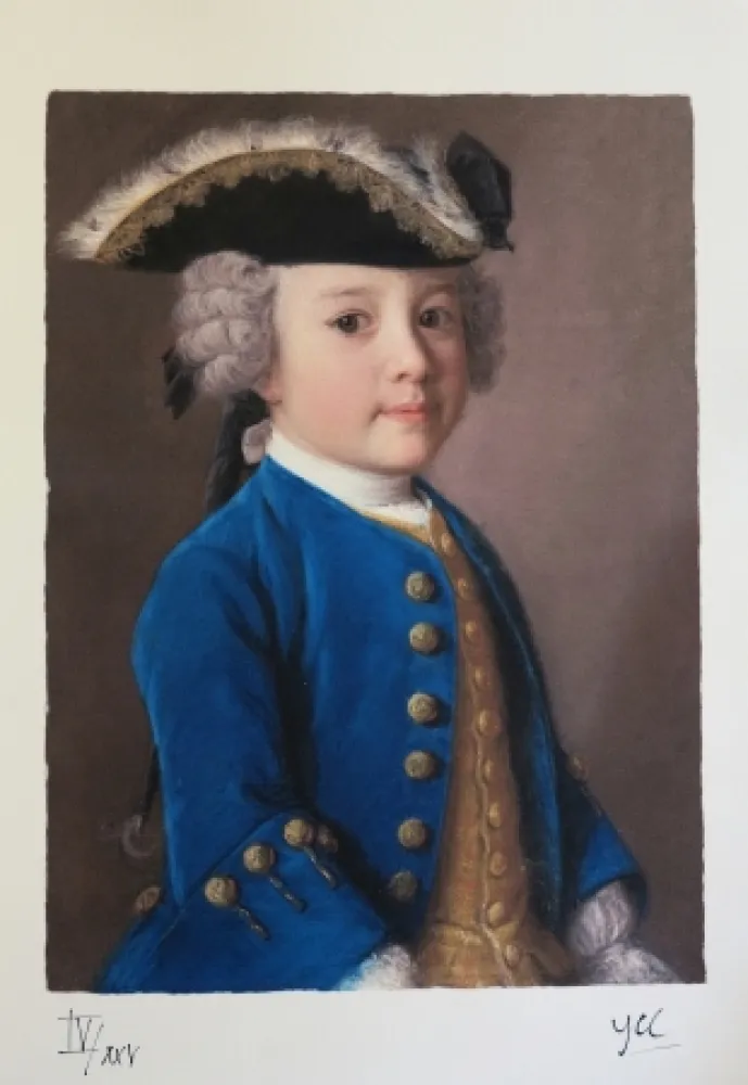 Estampa Numérica Liotard - Jacques de Chapeaurouge - 1752