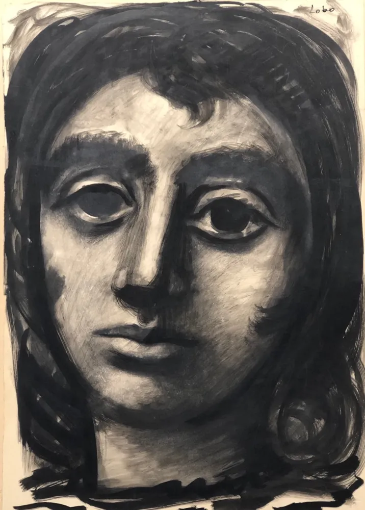 Sin Técnico Lobo - Estudio cabeza de mujer