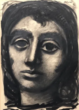 Sin Técnico Lobo - Estudio cabeza de mujer