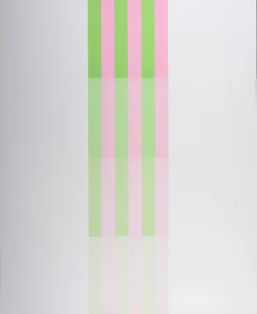 Litografía Lohse - Farbstreifen - Hand-signed
