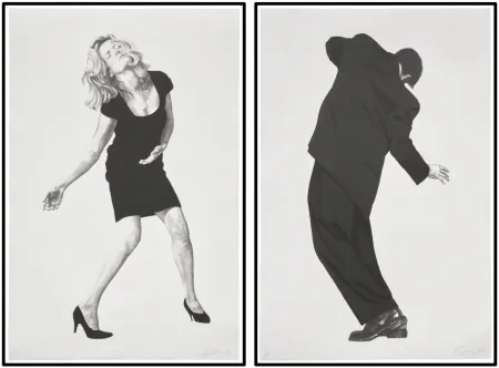 Litografía Longo - Barbara & Rafael