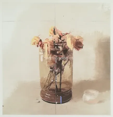 Aguafuerte López Garcia - Rosas de Ávila III