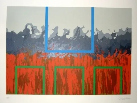 Litografía Lopez Osornio - La otra geometria 4