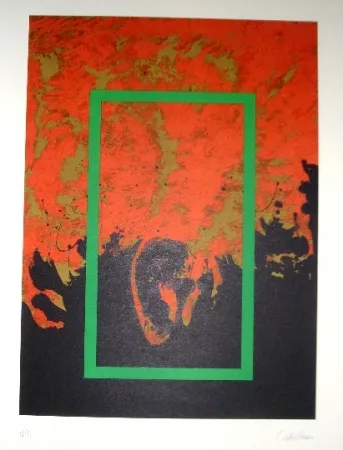 Litografía Lopez Osornio - La otra geometria 5