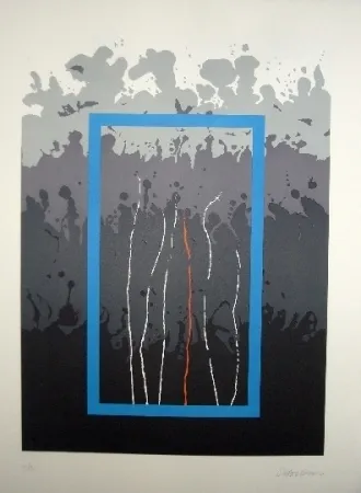 Litografía Lopez Osornio - La otra geometria 6