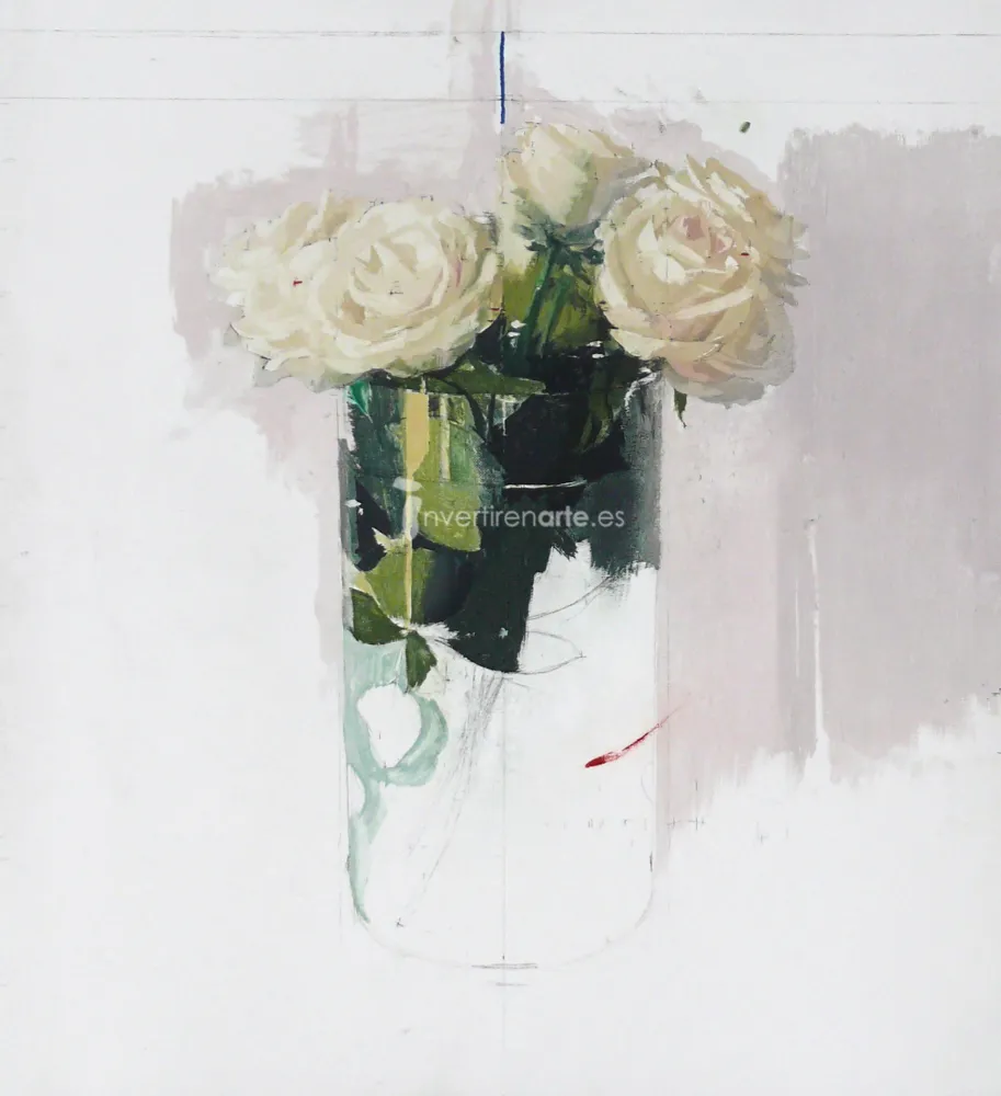 Aguafuerte Lopez - Rosas de Ávila I