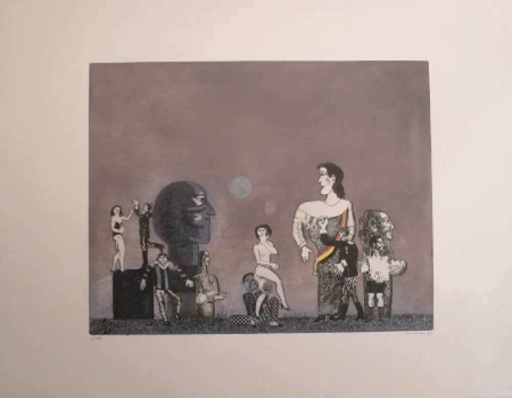 Grabado Lorenzo - La Generala