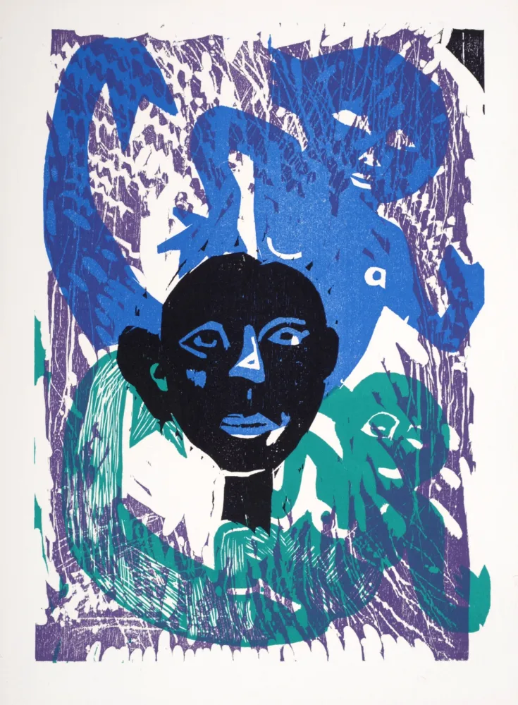 Grabado En Madera Lorjou - Le Cortège d'Orphée, 1965