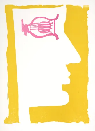 Grabado En Madera Lorjou - Orphée, 1965