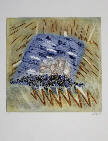 Aguafuerte Y Aguatinta Louttre - La fête est finie / The Party's Over