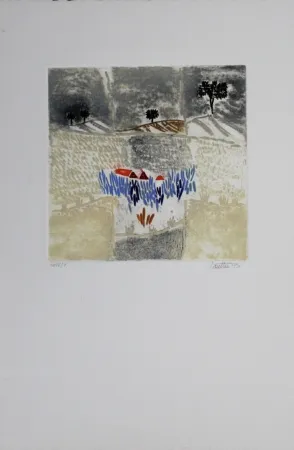 Aguafuerte Y Aguatinta Louttre - Le pré aux dames