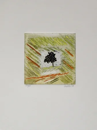 Grabado Louttre - Une petite brune