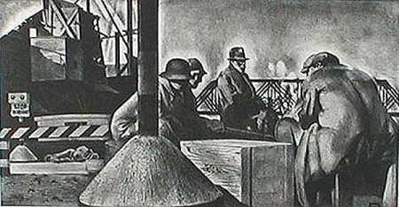 Litografía Lozowick - Dead End