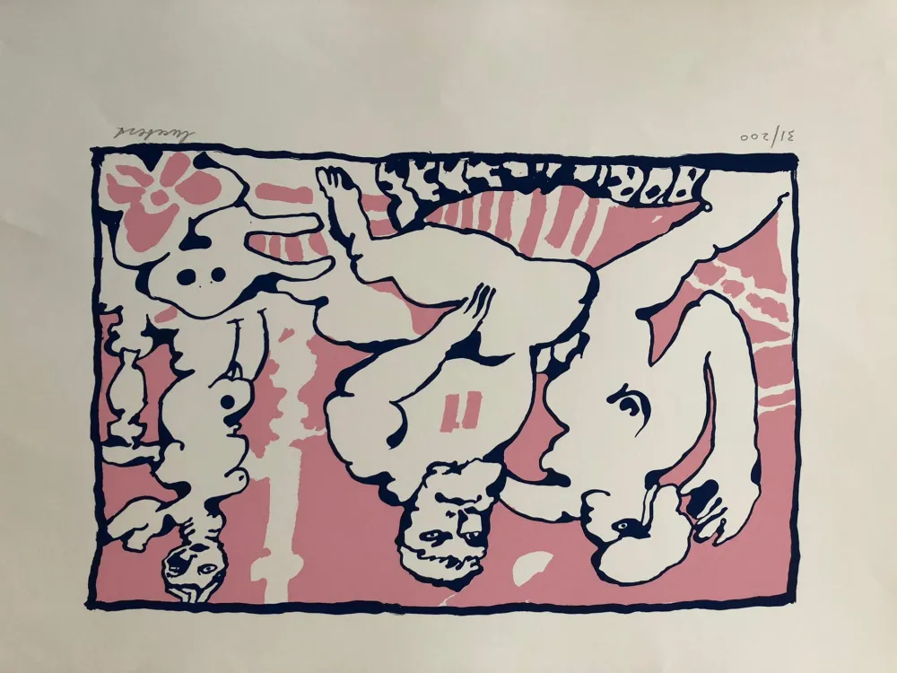 Serigrafía Lucebert - Die Olympiker