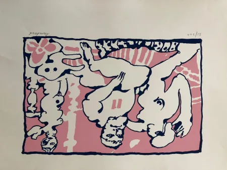 Serigrafía Lucebert - Die Olympiker