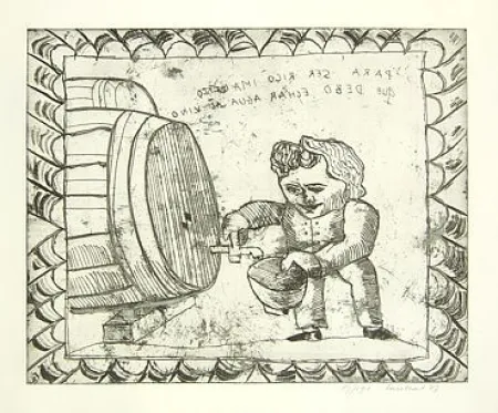 Grabado Lucebert - Senza titolo