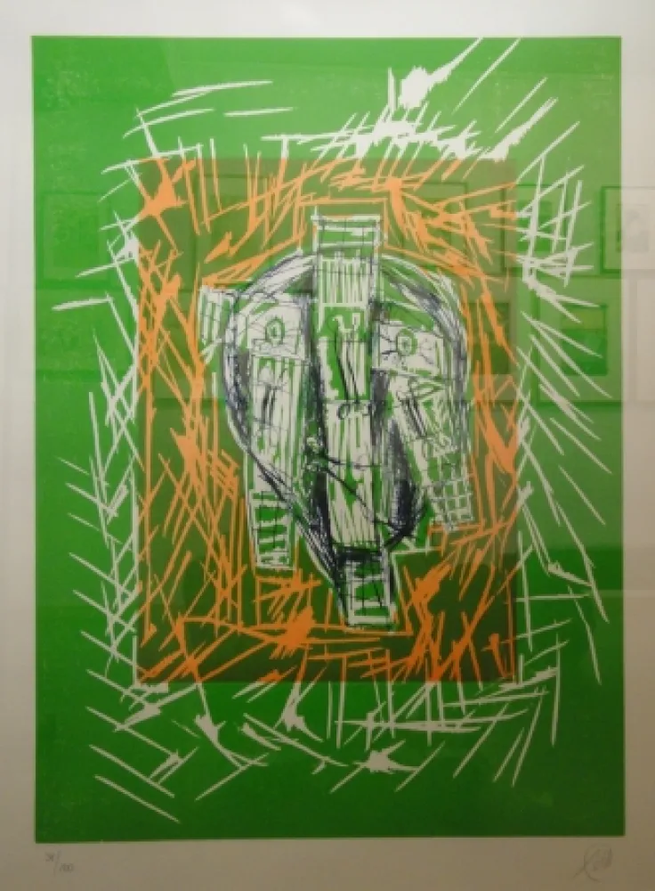 Grabado En Madera Lüpertz - Parsifal