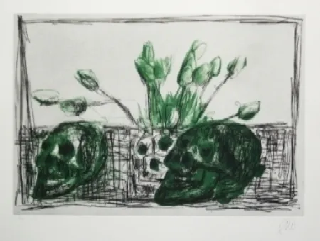 Grabado Lüpertz - Vanitas 2