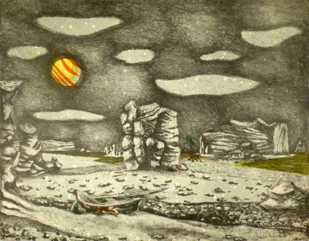 Litografía Lurcat - Sant Angelo d’Ischia