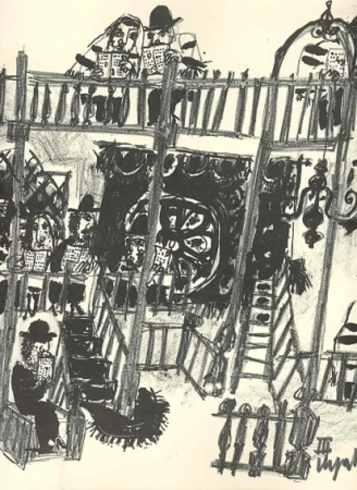 Libro Ilustrado Luzzati - Viaggio alla città di Safed