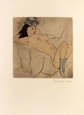 Libro Ilustrado Lydis - Baudelaire. LES FLEURS DU MAL. Gravures de Mariette Lydis. Avec suite complète des gravures en couleurs signées (1928)