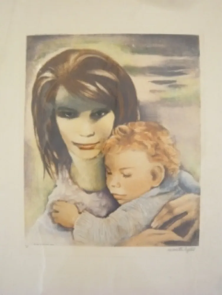 Grabado Lydis - Maternité