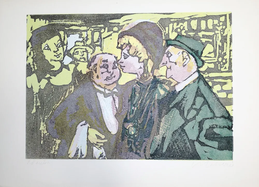 Linograbado Maccari - S'accomodi