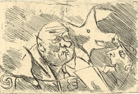 Grabado Maccari - Senza titolo