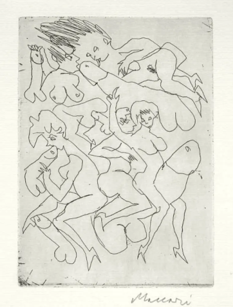 Grabado Maccari - Senza titolo