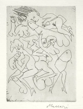 Grabado Maccari - Senza titolo