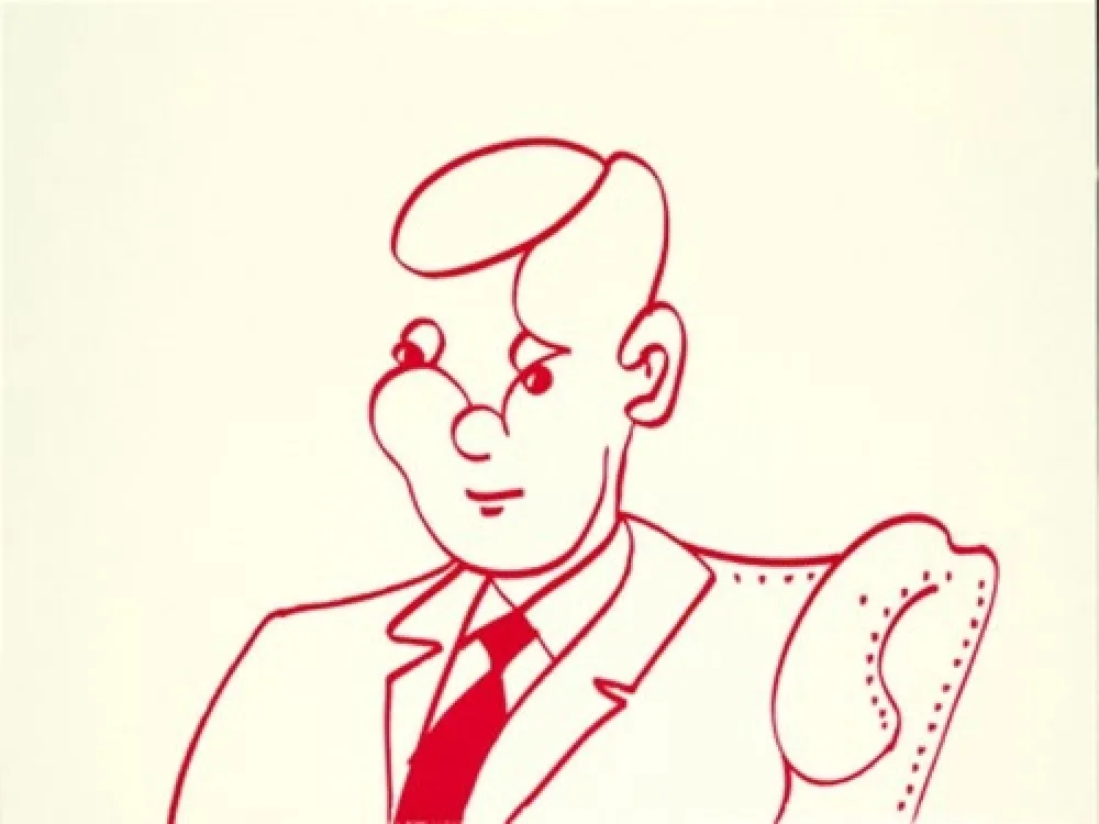 Litografía Macías - Rojo 1