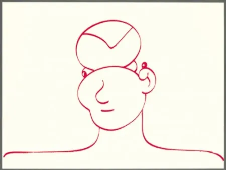 Litografía Macías - Rojo 3