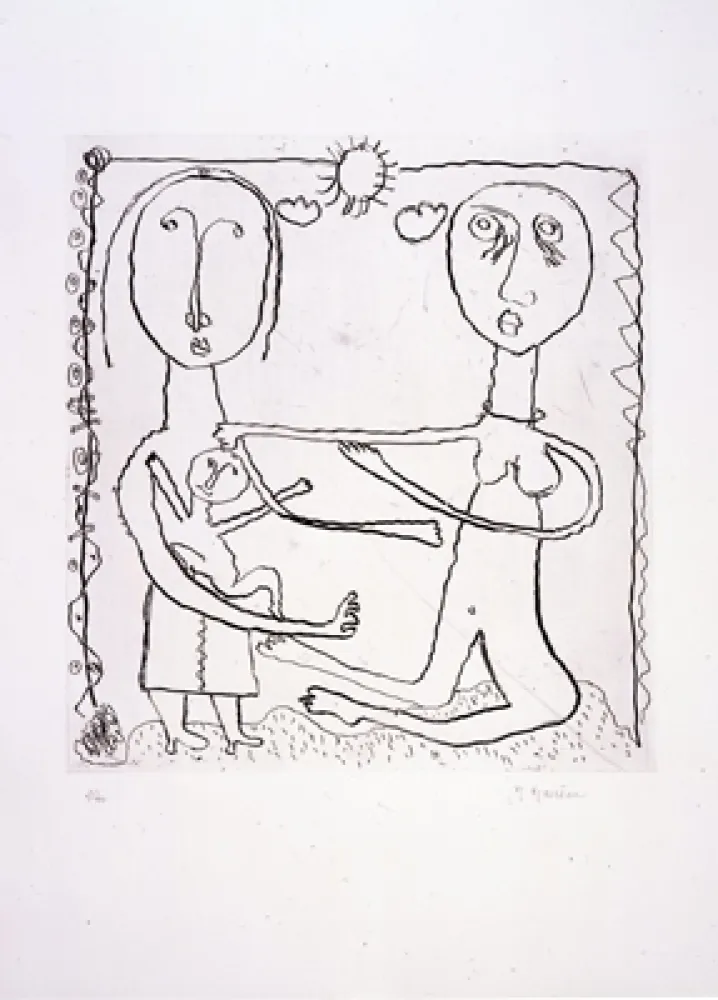 Aguafuerte Macréau - Sans titre