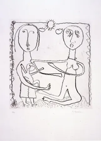 Aguafuerte Macréau - Sans titre