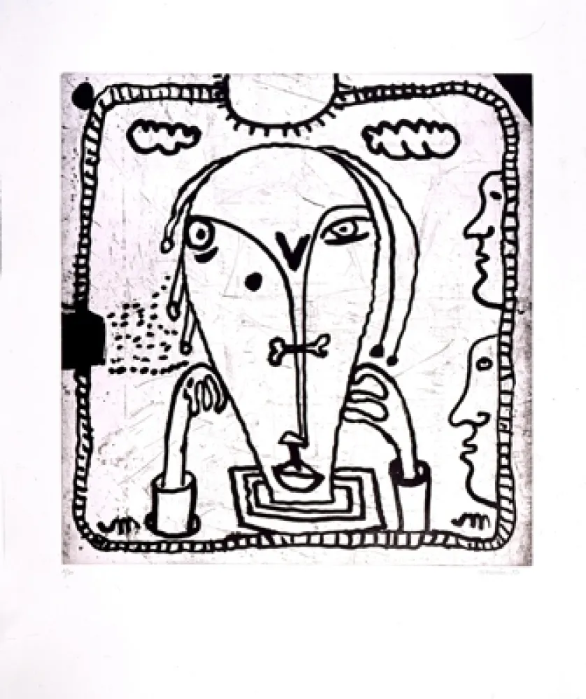 Aguafuerte Y Aguatinta Macréau - Sans titre