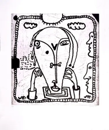 Aguafuerte Y Aguatinta Macréau - Sans titre