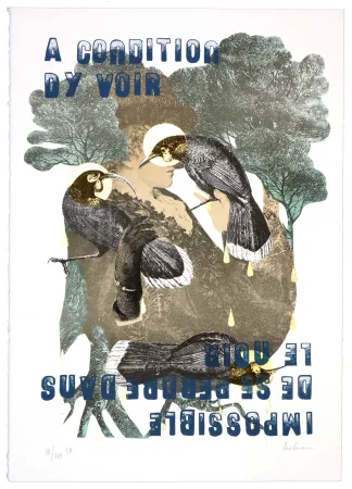 Litografía Madame - A condition d'y voir